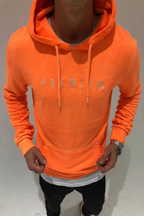 orange colour hoodie