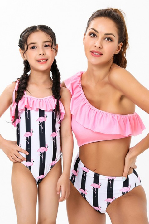 Jednoczęściowy strój kąpielowy dla dziewczynki PELBITA, Kolor : wielokolorowy, IVET.PL - Modna odzież