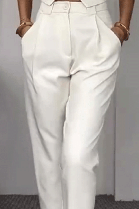 Spodnie DIOMELGA, Kolor : biały, IVET.PL - Modna odzież