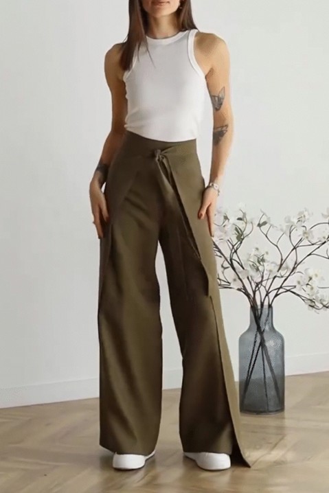 Spodnie GREMOFA KHAKI, Kolor : khaki, IVET.PL - Modna odzież