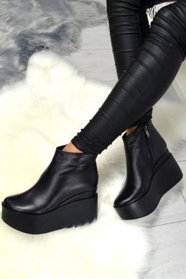 дамски боти TESY BLACK