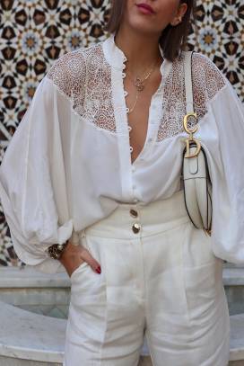 Damska bluzka BEVERLY WHITE
