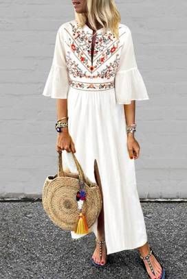 Sukienka ZELEFRA WHITE