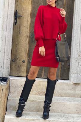Komplet damski LEVERNA RED