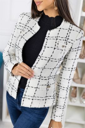 Marynarka damska BESANA WHITE