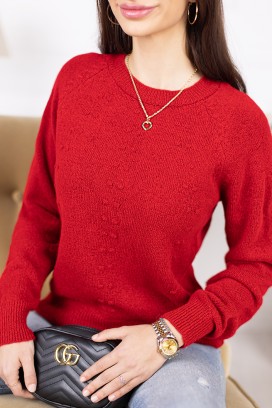 Sweter damski BERMALA RED