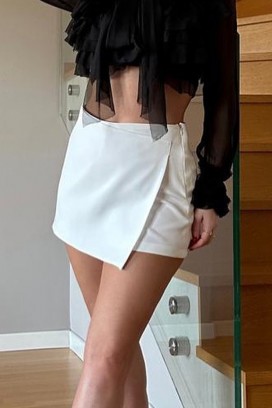 Spódnica - spodnie RAMERGA WHITE