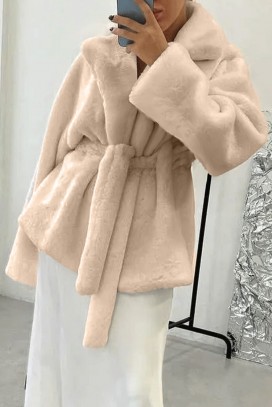 Płaszcz LARIESTA ECRU