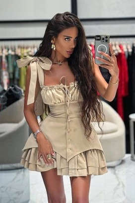 Sukienka AZALINZA BEIGE