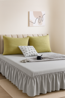 Narzuta na łóżko BENJILFA GREY 180х200 cm