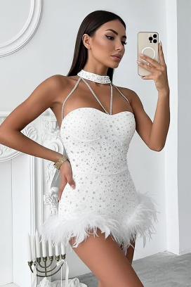 Kombinezon ABENIKTA WHITE
