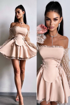 Sukienka HLONDINA PUDRA