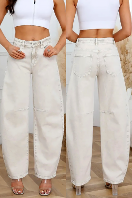 Jeansy ZAGROLDA ECRU