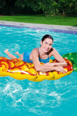 Dmuchany materac plażowy z motywem ananasa LATO