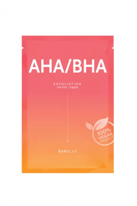 Złuszczająca maska ​​do twarzy BARULAB The Clean Vegan Mask AHA/BHA 23 g