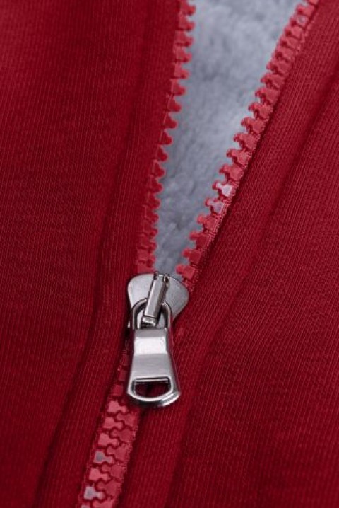 Męska bluza LUKAS BORDO, Kolor : bordowy, IVET.PL - Modna odzież