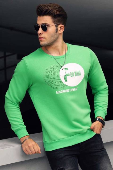 Bluza męska MORIS GREEN, Kolor : zielony, IVET.PL - Modna odzież