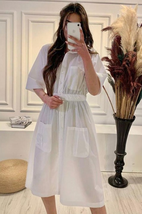 Sukienka FETOLDA, Kolor : biały, IVET.PL - Modna odzież