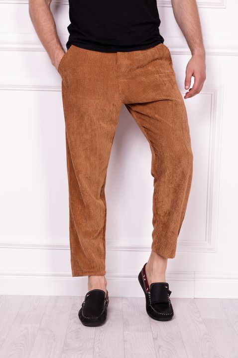 Spodnie męskie VEROL CAMEL, Kolor : jasnobrązowy, IVET.PL - Modna odzież
