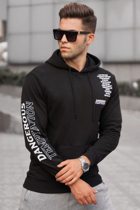 Bluza męska RAMIRO BLACK, Kolor : czarny, IVET.PL - Modna odzież