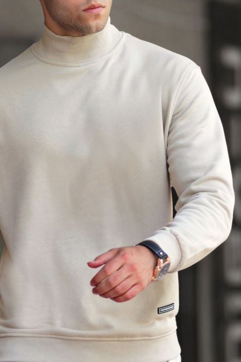 Bluzka męska RASHID BEIGE, Kolor :  beżowy, IVET.PL - Modna odzież