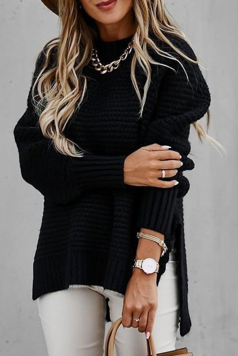 Sweter LAKLARA BLACK, Kolor : czarny, IVET.PL - Modna odzież