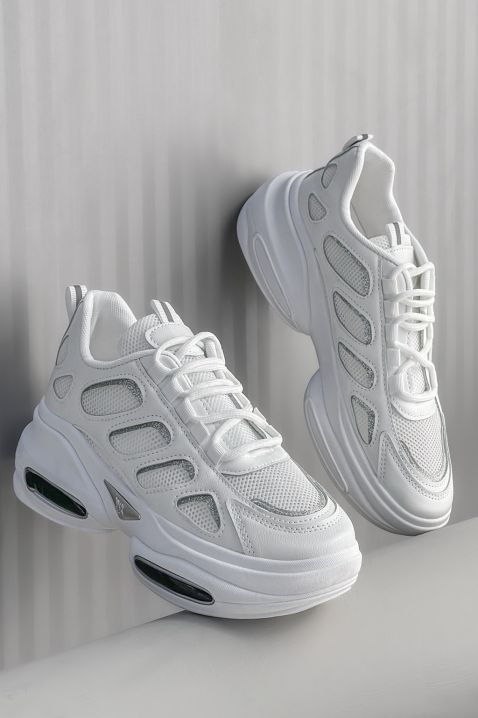 Buty sportowe RIVORDA WHITE, Kolor : biały, IVET.PL - Modna odzież