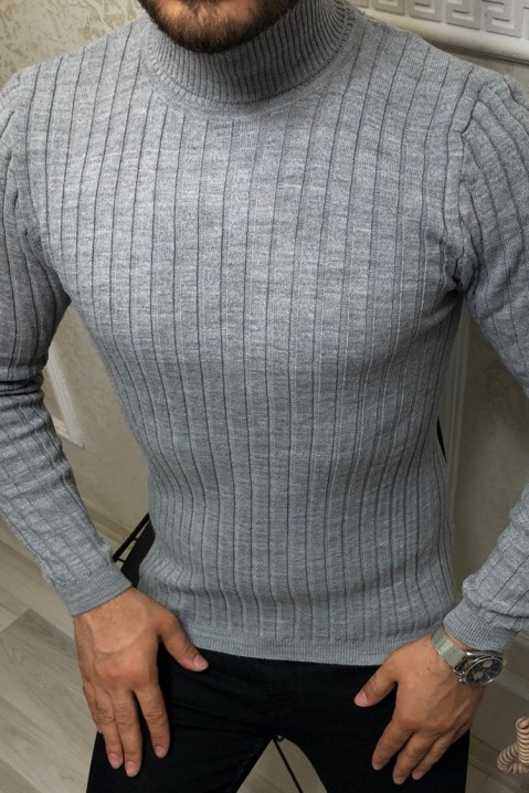 Sweter męski DENNIS GREY, Kolor : szary, IVET.PL - Modna odzież