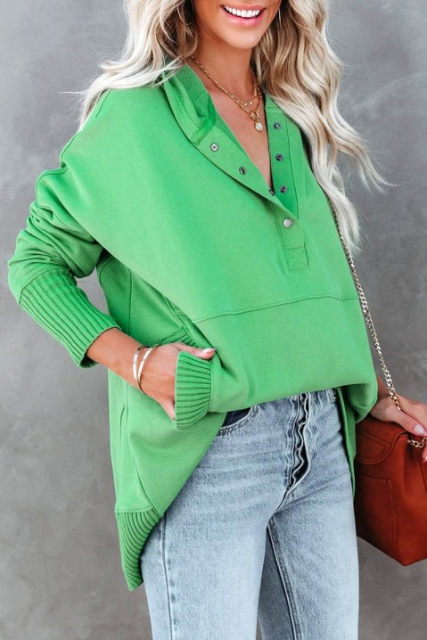 Bluza damska RAMONSA GREEN, Kolor : zielony, IVET.PL - Modna odzież