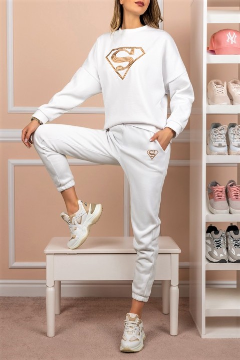 Komplet sportowy KAMALA WHITE, Kolor : biały, IVET.PL - Modna odzież