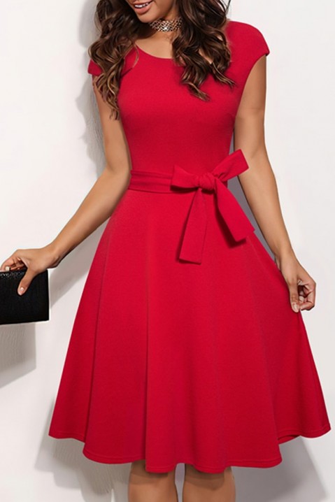 Sukienka SALMELDA RED, Kolor : czerwony, IVET.PL - Modna odzież