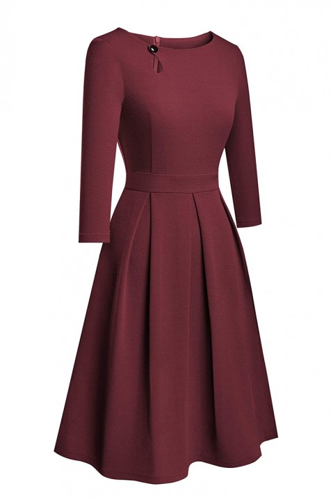 Sukienka DRANGELA BORDO, Kolor : bordowy, IVET.PL - Modna odzież