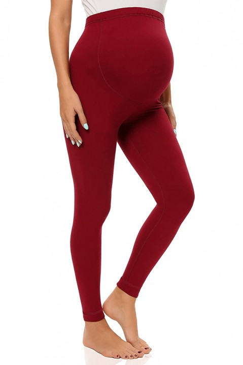 Legginsy ciążowe PAOLINA RED, Kolor : czerwony, IVET.PL - Modna odzież