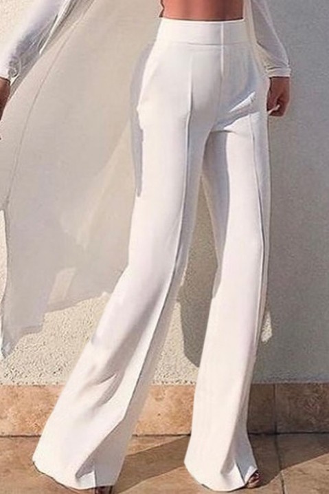 Spodnie damskie DEZIRINDA WHITE, Kolor : biały, IVET.PL - Modna odzież