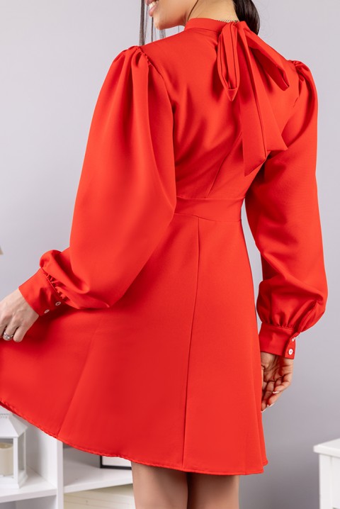 Sukienka ELINOLDA, Kolor : czerwony, IVET.PL - Modna odzież