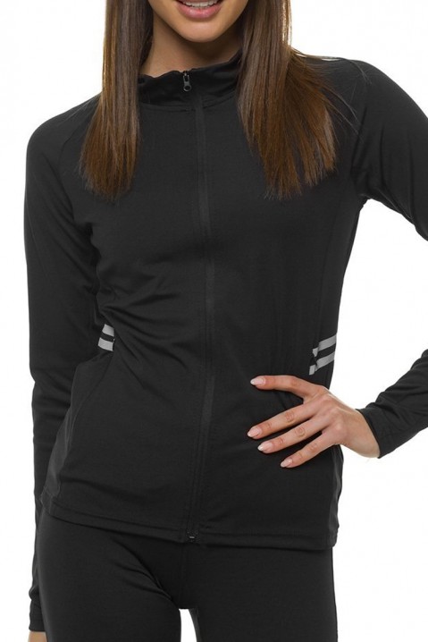 Bluza damska BERARDA BLACK, Kolor : czarny, IVET.PL - Modna odzież