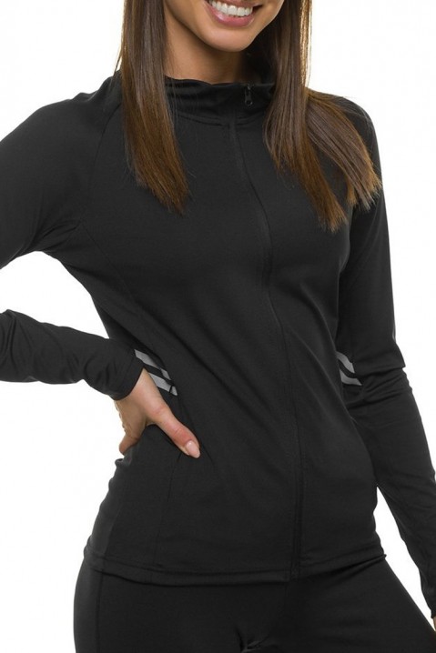 Bluza damska BERARDA BLACK, Kolor : czarny, IVET.PL - Modna odzież