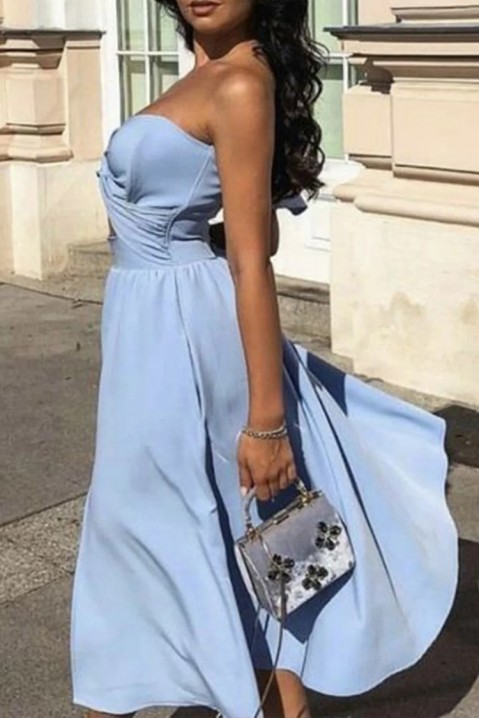 Sukienka KARMILIA, Kolor : błękitny, IVET.PL - Modna odzież