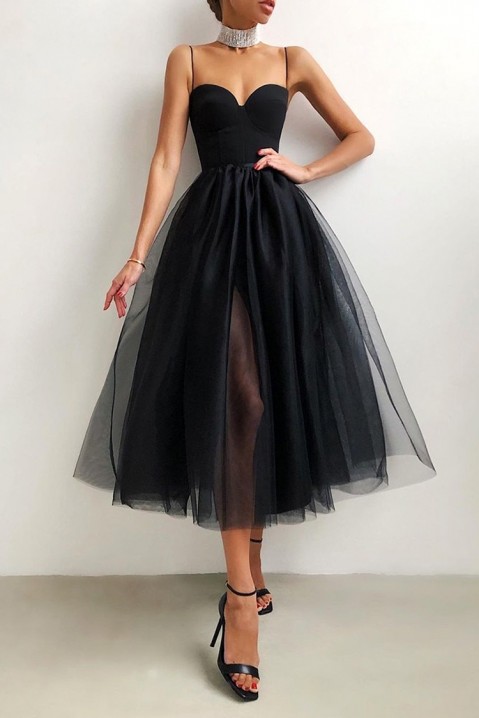 Sukienka BRIDELA BLACK, Kolor : czarny, IVET.PL - Modna odzież