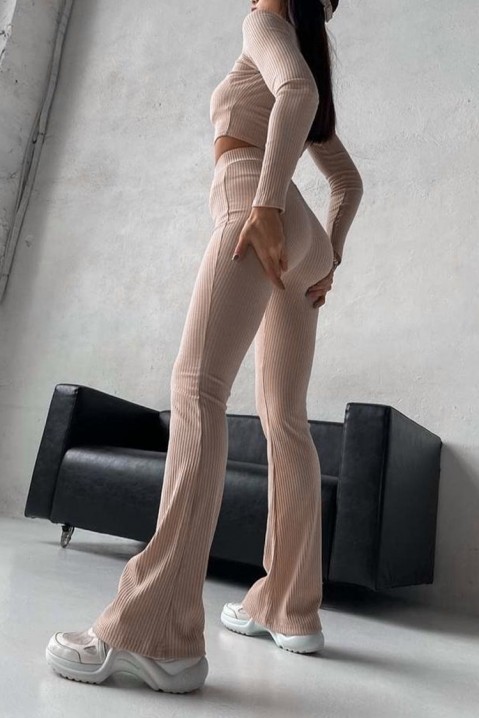Komplet damski ALONDRA BEIGE, Kolor :  beżowy, IVET.PL - Modna odzież