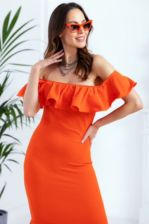 Sukienka FONBOLA ORANGE, Kolor : pomarańczowy, IVET.PL - Modna odzież