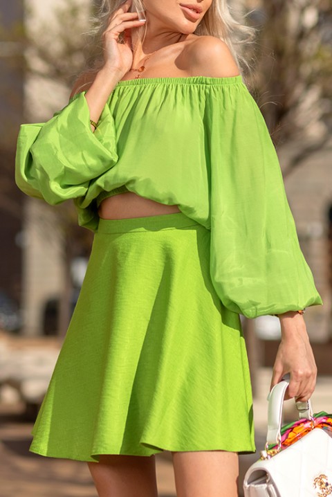 Spódnica MILENTINA GREEN, Kolor : zielony, IVET.PL - Modna odzież