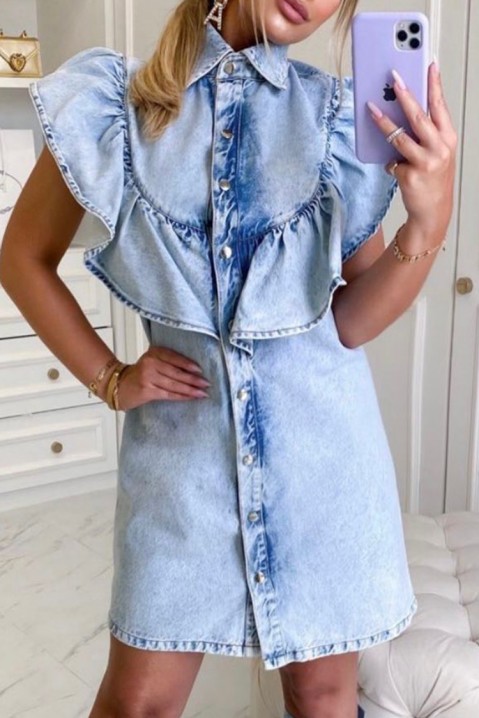 Sukienka LESMINA, Kolor : denim, IVET.PL - Modna odzież