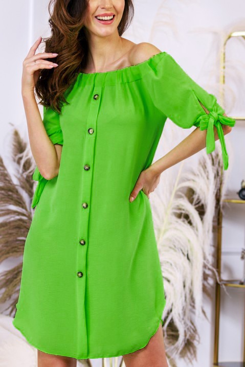 Sukienka FORDERA GREEN, Kolor : zielony, IVET.PL - Modna odzież