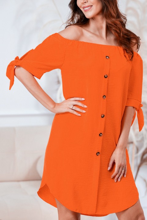 Sukienka FORDERA ORANGE, Kolor : pomarańczowy, IVET.PL - Modna odzież