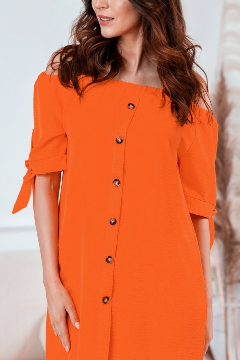 Sukienka FORDERA ORANGE, Kolor : pomarańczowy, IVET.PL - Modna odzież