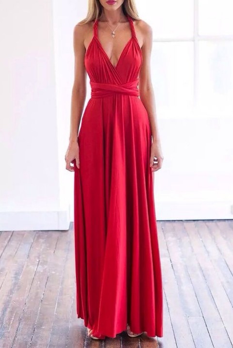 Sukienka VIRZELA RED, Kolor : czerwony, IVET.PL - Modna odzież