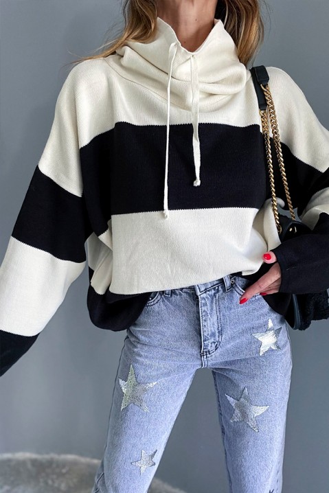 Sweter damski MOKENA BLACK, Kolor : czarny, IVET.PL - Modna odzież