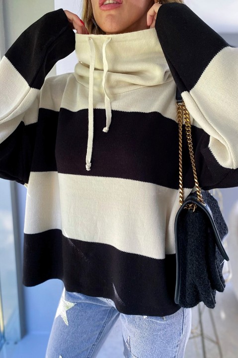 Sweter damski MOKENA BLACK, Kolor : czarny, IVET.PL - Modna odzież