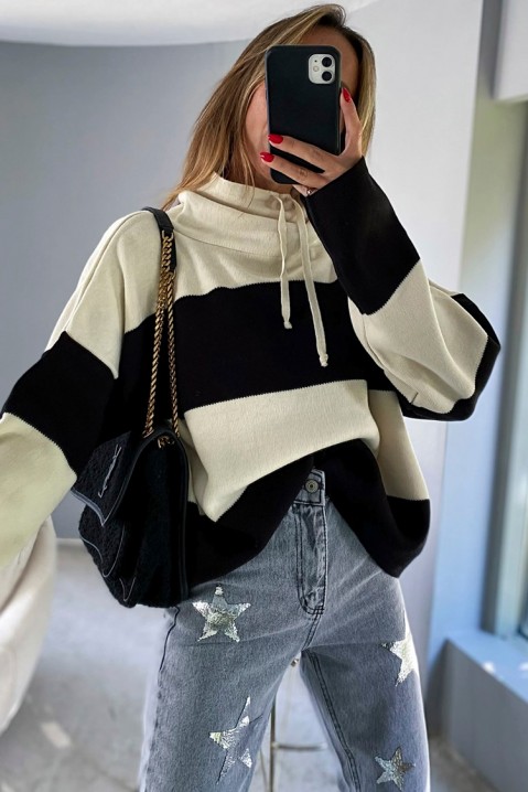 Sweter damski MOKENA BLACK, Kolor : czarny, IVET.PL - Modna odzież